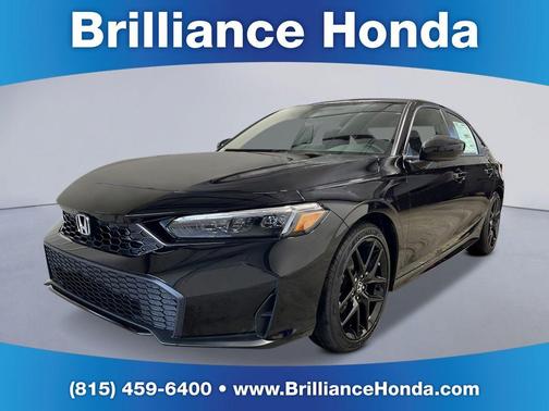 Crystal Black 2026 Honda Civic Hybrid Sport