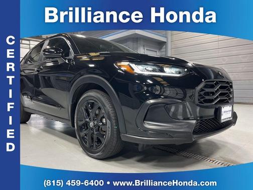 Crystal Black Pearl 2024 Honda HR-V Sport