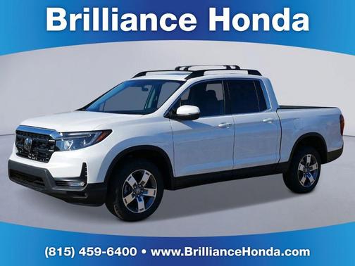 Platinum White 2026 Honda Ridgeline RTL Truck