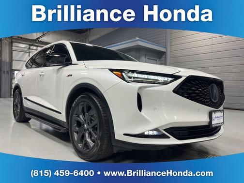 Platinum White Pearl 2022 Acura MDX A-Spec