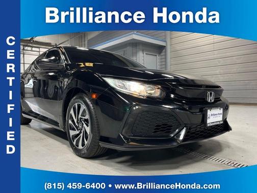 Crystal Black Pearl 2019 Honda Civic LX