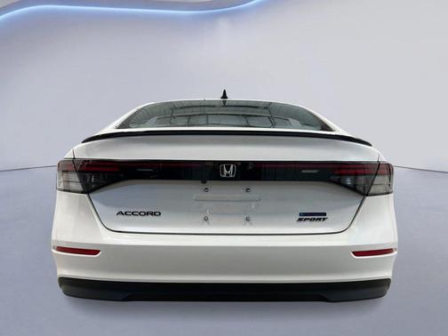 Platinum White 2026 Honda Accord Hybrid Sport