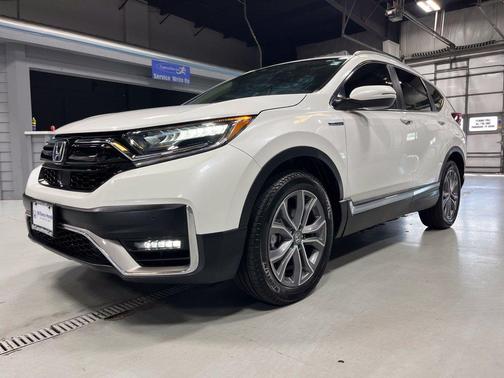 Platinum White Pearl 2022 Honda CR-V Hybrid Touring
