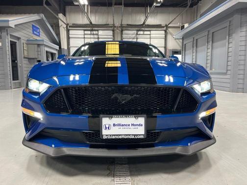 Atlas Blue Metallic 2022 Ford Mustang GT Premium