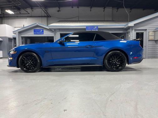 Atlas Blue Metallic 2022 Ford Mustang GT Premium
