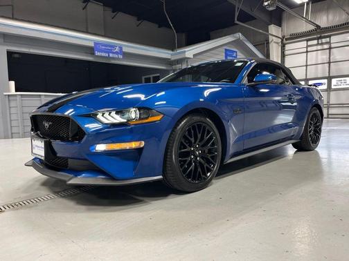 Atlas Blue Metallic 2022 Ford Mustang GT Premium