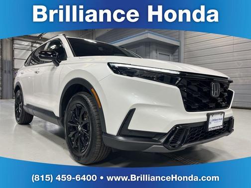 Platinum White Pearl 2026 Honda CR-V Hybrid Sport-L