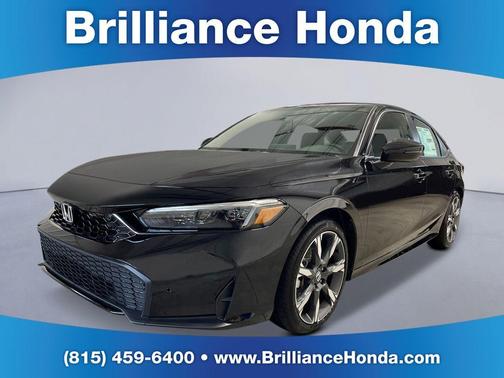 Crystal Black 2026 Honda Civic Hybrid Sport Touring