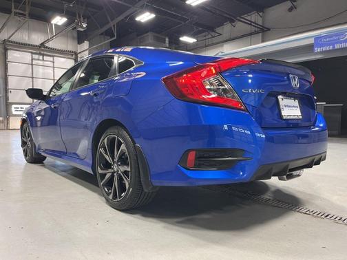 Aegean Blue Metallic 2021 Honda Civic Sport