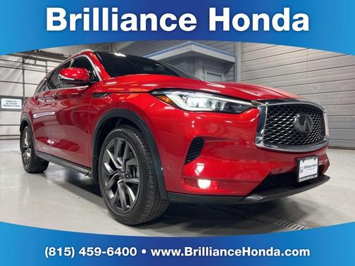Dynamic Sunstone Red 2022 INFINITI QX50 AUTOGRAPH