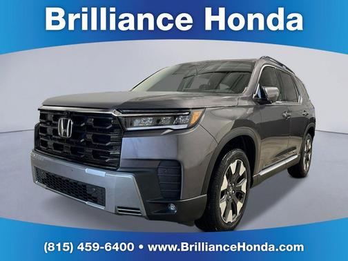 Modern Steel Metallic 2026 Honda Pilot Elite