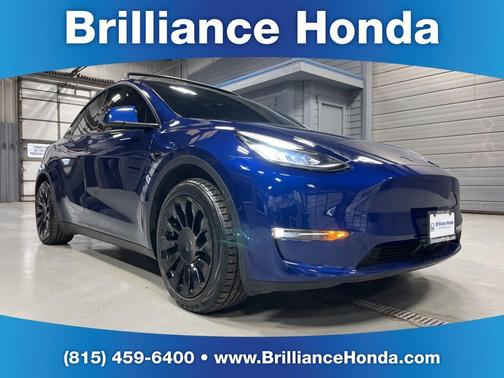 Deep Blue Metallic 2021 Tesla Model Y Long Range