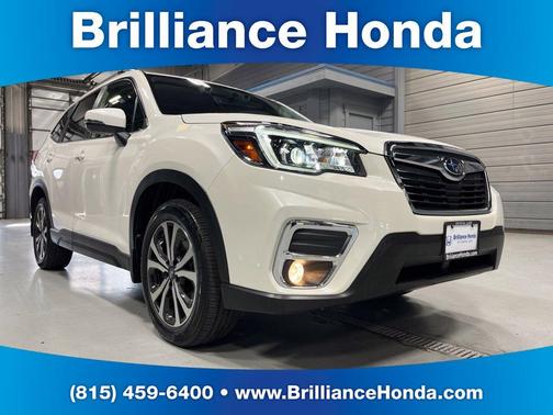 Crystal White Pearl 2020 Subaru Forester Limited