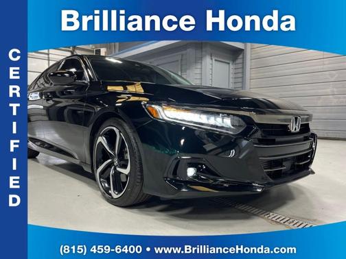 Crystal Black Pearl 2022 Honda Accord Sport SE