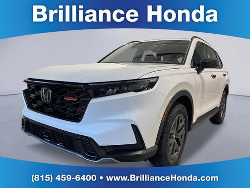 Platinum White 2026 Honda CR-V Hybrid TrailSport