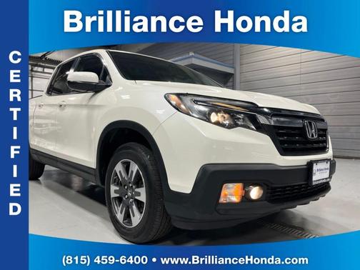 White Diamond Pearl 2019 Honda Ridgeline RTL
