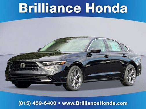 Crystal Black 2026 Honda Accord Hybrid EX-L Sedan