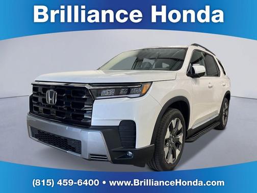Platinum White 2026 Honda Pilot Elite