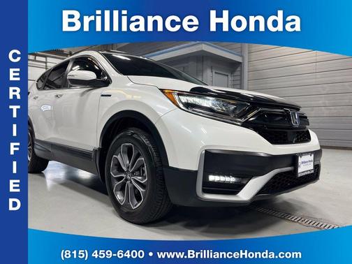 Platinum White Pearl 2022 Honda CR-V Hybrid EX-L