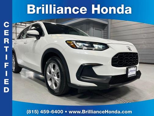 Platinum White Pearl 2023 Honda HR-V LX
