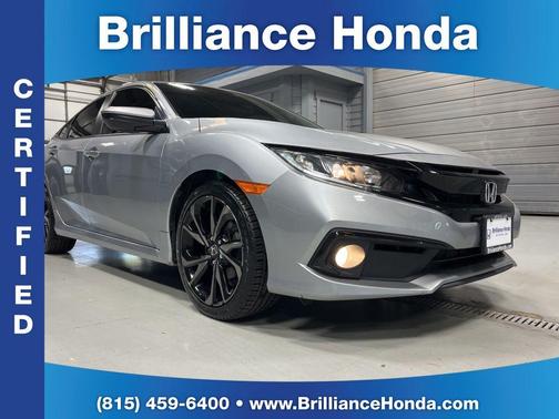 Lunar Silver Metallic 2019 Honda Civic Sport