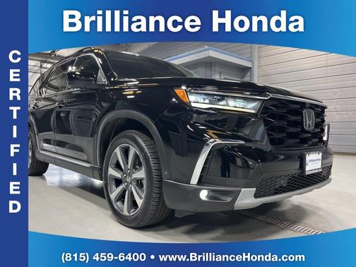 Crystal Black Pearl 2023 Honda Pilot Elite