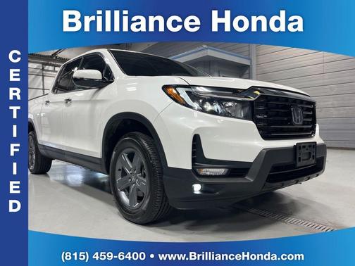 Platinum White Pearl 2021 Honda Ridgeline RTL-E