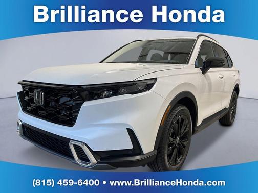 Platinum White 2026 Honda CR-V Hybrid Sport Touring