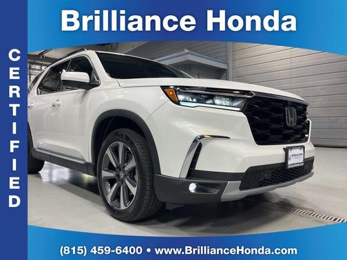 Platinum White Pearl 2025 Honda Pilot Elite