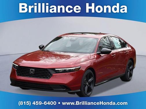 Radiant Red 2026 Honda Accord Hybrid Sport-L