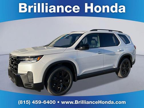 Platinum White 2026 Honda Pilot Black Edition