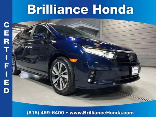 Obsidian Blue Pearl 2024 Honda Odyssey Touring