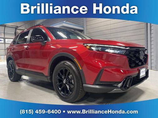 Radiant Red Metallic 2025 Honda CR-V Hybrid Sport-L SUV