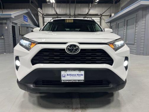 Super White 2021 Toyota RAV4 XLE