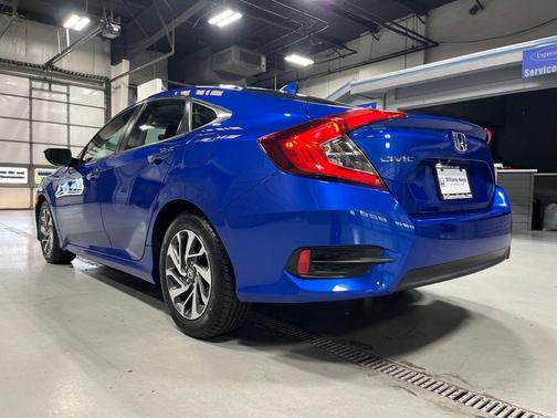 Aegean Blue Metallic 2017 Honda Civic EX
