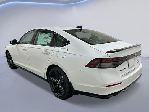 Platinum White 2026 Honda Accord Hybrid Sport-L