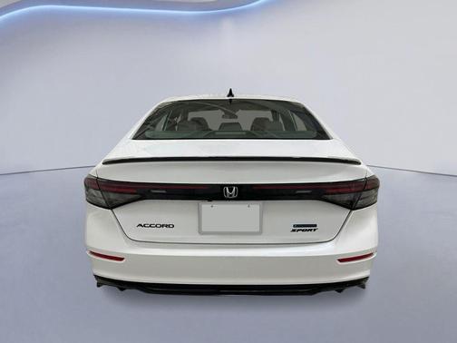 Platinum White 2026 Honda Accord Hybrid Sport-L