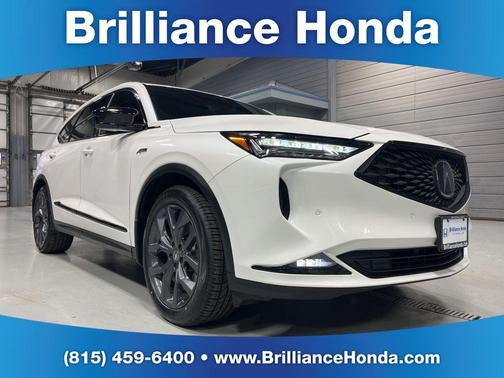 Platinum White Pearl 2023 Acura MDX A-Spec