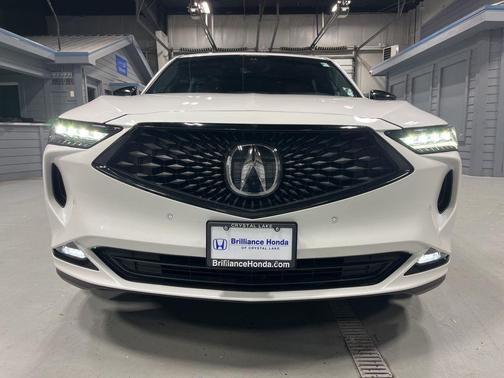 Platinum White Pearl 2023 Acura MDX A-Spec