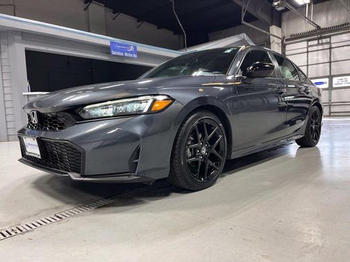 Meteorite Gray Metallic 2025 Honda Civic Sport