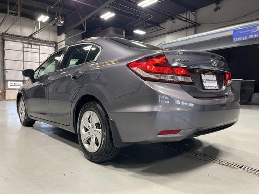 Modern Steel Metallic 2015 Honda Civic LX