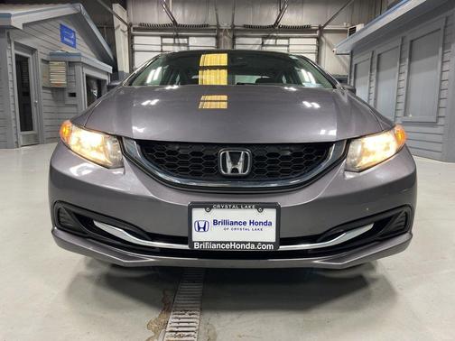 Modern Steel Metallic 2015 Honda Civic LX
