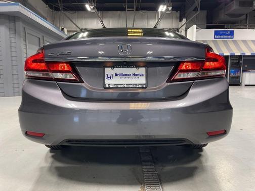 Modern Steel Metallic 2015 Honda Civic LX