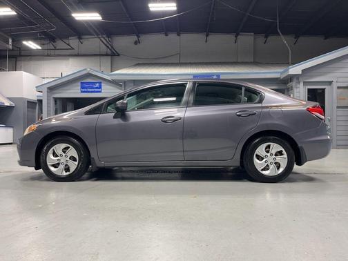 Modern Steel Metallic 2015 Honda Civic LX