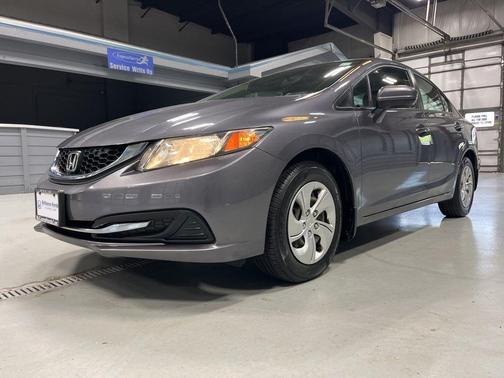 Modern Steel Metallic 2015 Honda Civic LX