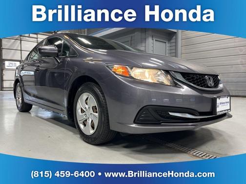 Modern Steel Metallic 2015 Honda Civic LX