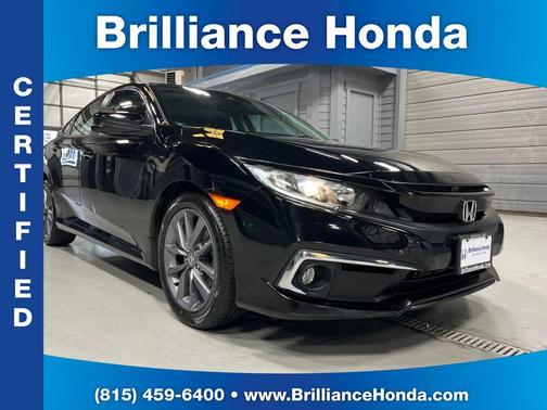Crystal Black Pearl 2019 Honda Civic EX