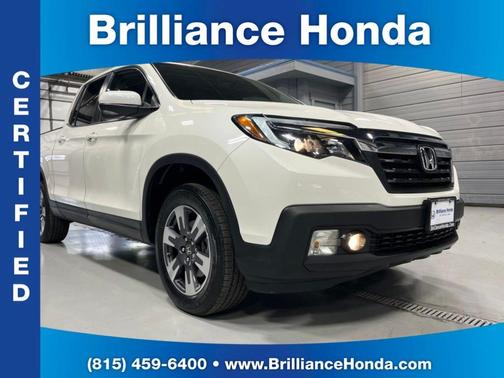 White Diamond Pearl 2019 Honda Ridgeline RTL-T