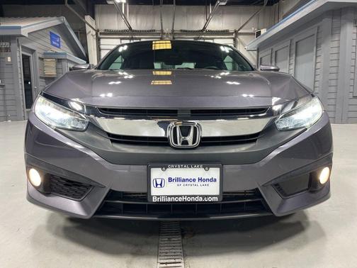 Modern Steel Metallic 2017 Honda Civic Touring