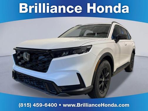 Platinum White 2026 Honda CR-V Hybrid Sport